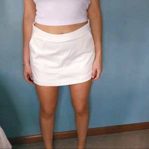 White skort